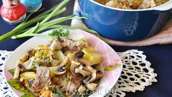 Рецепт Жаркое из свинины с картошкой
