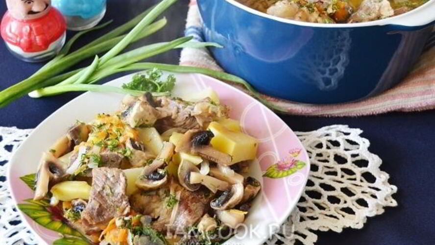 Рецепт жаркое из свинины с картошкой