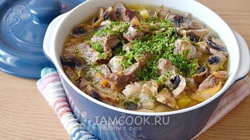 жаркое из свинины с картошкой