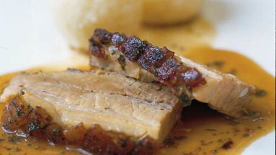 Рецепт жаркое из свинины с зеленью