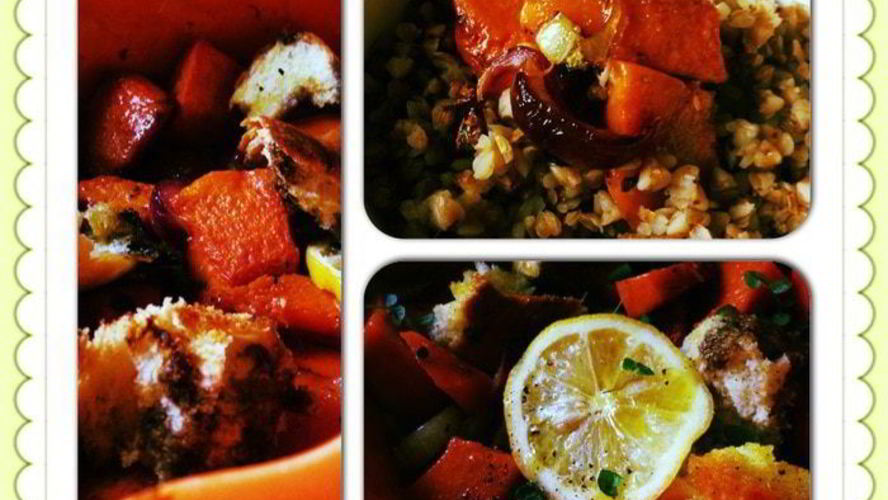 Рецепт жаркое из тыквы с травами