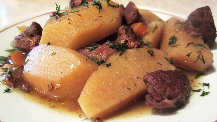 Рецепт жаркое по-домашнему в гранатовом соусе