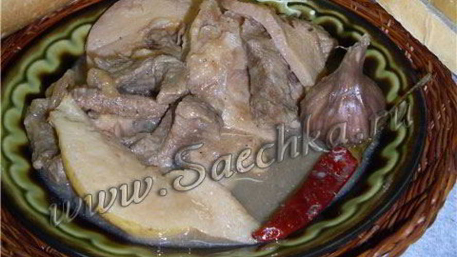 Рецепт жаркое с айвой