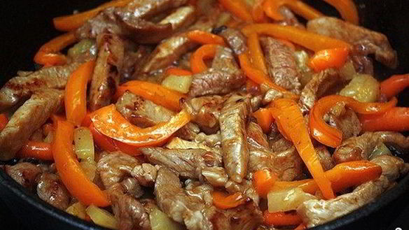 Рецепт Жаркое с болгарским перцем