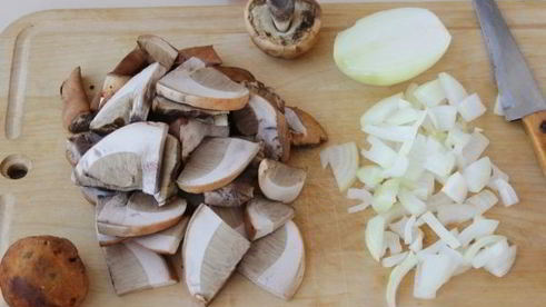 жаркое с грибами и картошкой