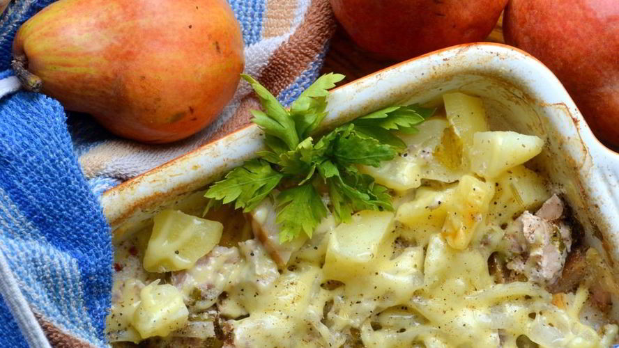 Рецепт жаркое с грушами