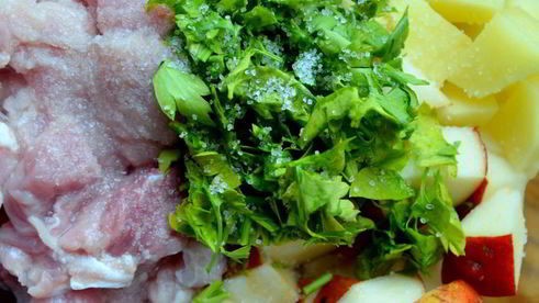 жаркое с грушами