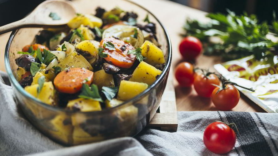 Рецепт жаркое с куриными сердечками