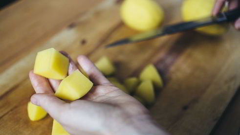 жаркое с куриными сердечками
