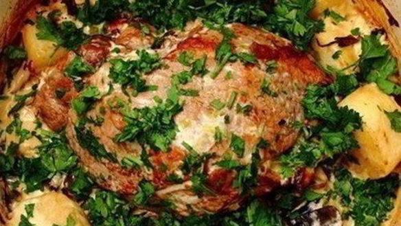 Рецепт Жаркое с лесными грибами из телятины