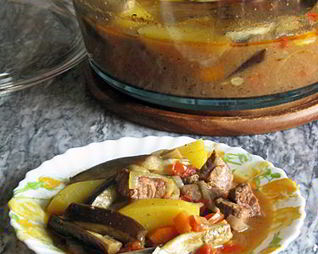 Жаркое с овощами