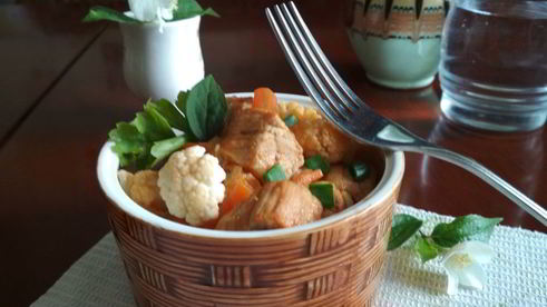 жаркое с цветной капустой