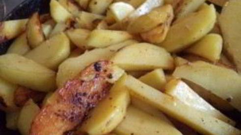 жаркое в духовке с курицей