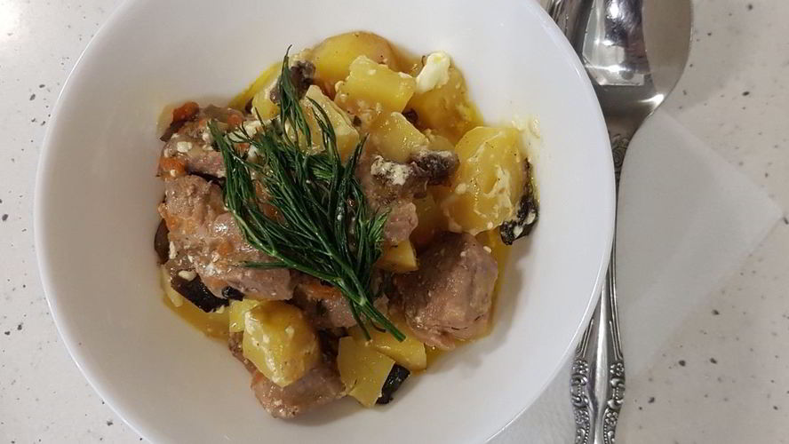 Рецепт жаркое в горшочке