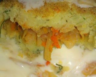 Картофельные зразы с капустой