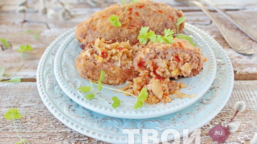 Рецепт зразы с капустой