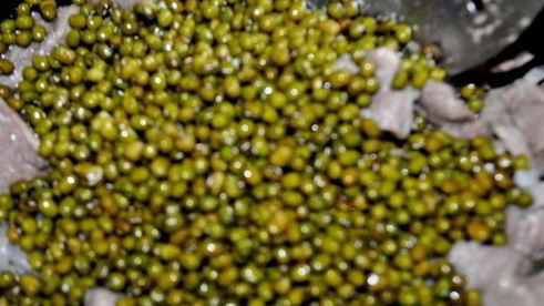 ароматная каша с машем, рисом и мясом