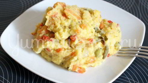 чечевичная каша с мясом и овощами в мультиварке