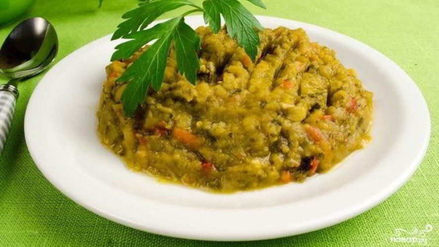 Рецепт гороховая каша с грибами