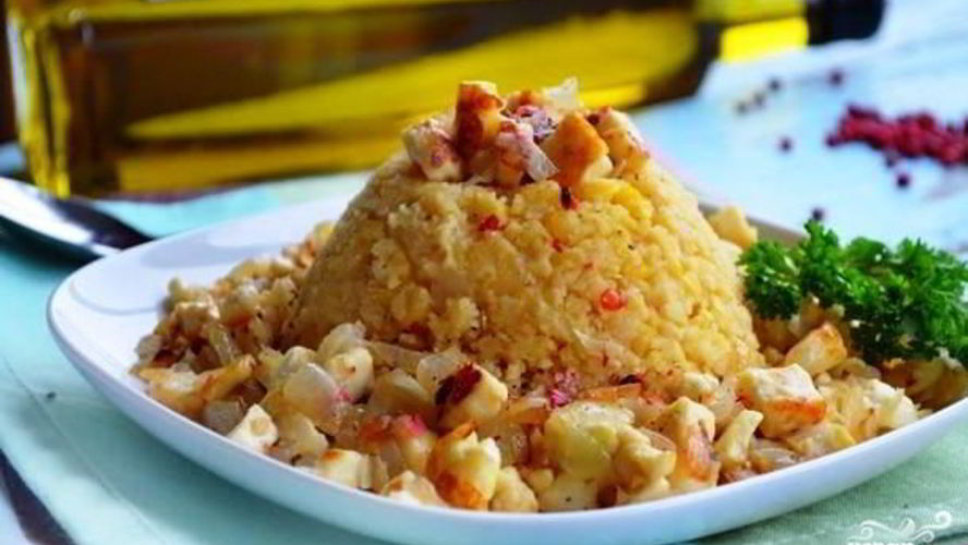 Рецепт гороховая каша с луком