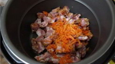 гороховая каша с мясом в мультиварке