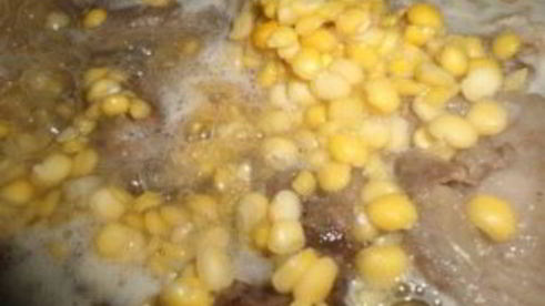 гороховая каша с мясом в мультиварке