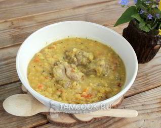 Гороховая каша с мясом