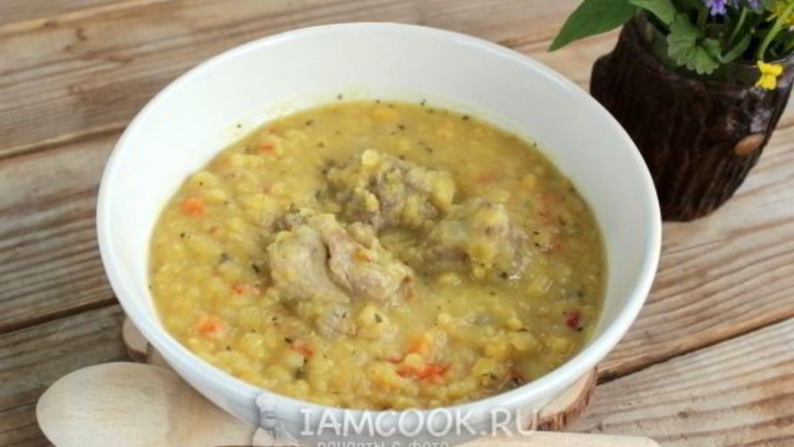 Рецепт гороховая каша с мясом