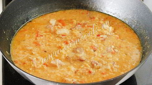 гороховая каша с мясом