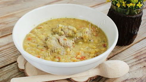 гороховая каша с мясом
