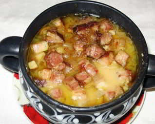 Гороховая каша в духовке