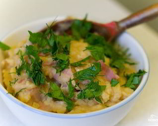 Гороховая каша в мультиварке