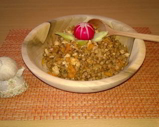 Гречка по-купечески с куриным фаршем