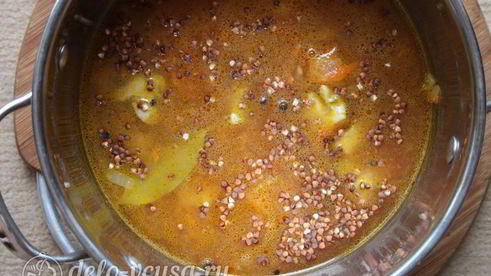 гречка по-купечески с курицей