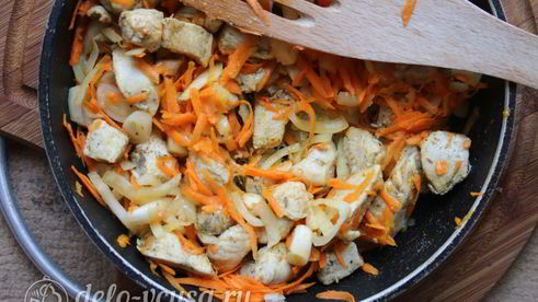 гречка по-купечески с курицей