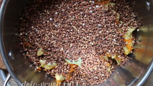 гречка по-купечески с курицей