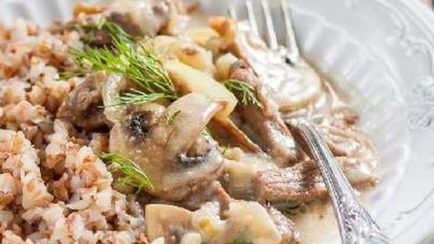 Рецепт гречка по-купечески со сметанкой