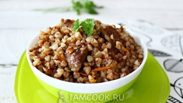 Рецепт Гречка по-купечески в мультиварке с говядиной