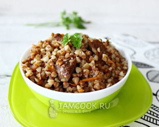 Гречка по-купечески в мультиварке с говядиной