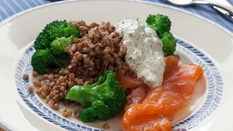 Рецепт гречка с брокколи