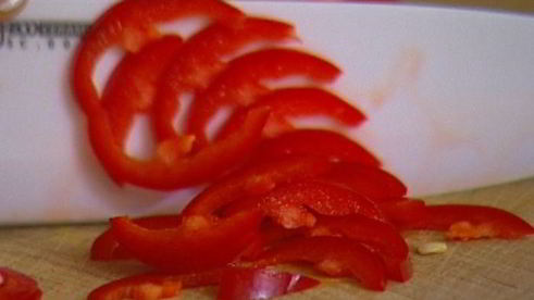 гречка с чили и шпинатом