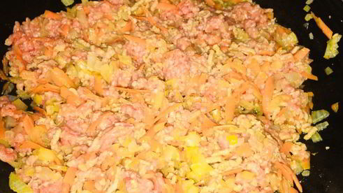 гречка с фаршем