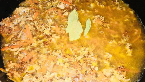 гречка с фаршем