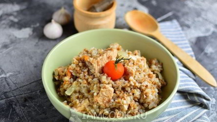 Рецепт гречка с индейкой в мультиварке