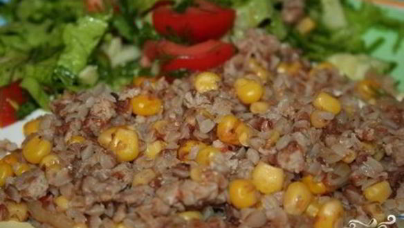 Рецепт Гречка с кукурузой
