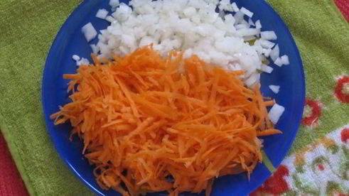 гречка с курицей и капустой