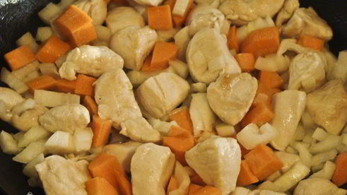 гречка с курицей в горшочке