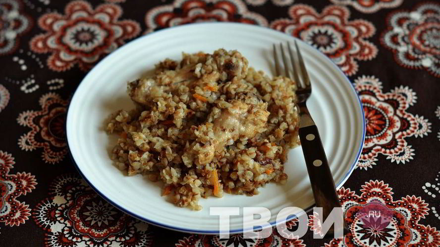 Рецепт гречка с курицей в мультиварке