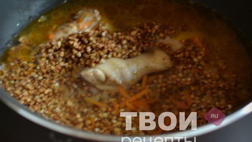 гречка с курицей в мультиварке