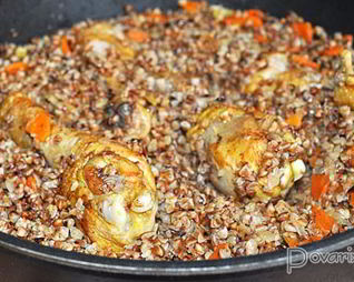 Гречка с курицей